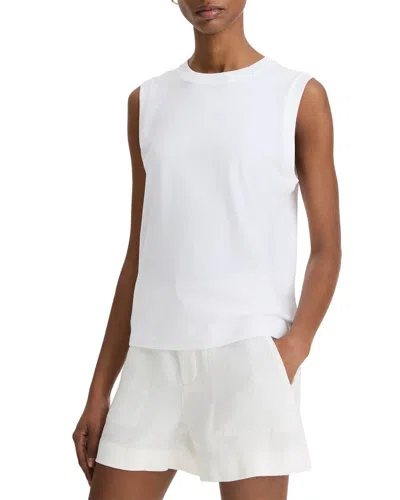 Vince Crewneck Muscle T-shirt In White