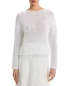 Vince Open Knit Boat Neck Sweater