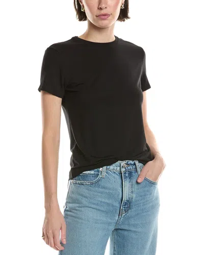 Vince Crewneck T-shirt In Black