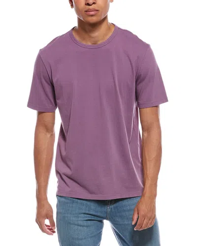 Vince Crewneck T-shirt In Purple