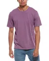 Vince Crewneck T-shirt In Purple