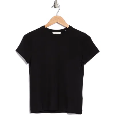 Vince Crewneck T-shirt In Black