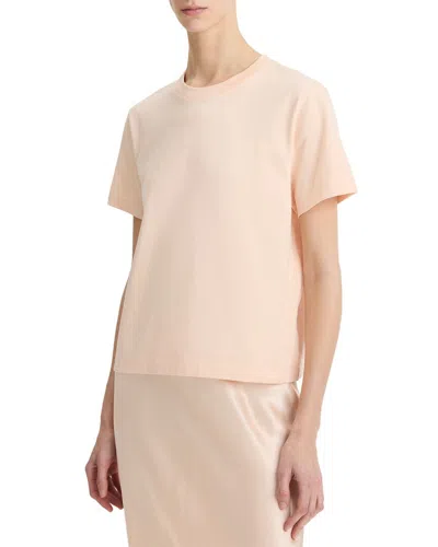 Vince Crewneck T-shirt In Neutral