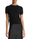 Vince Crewneck Tee In Black