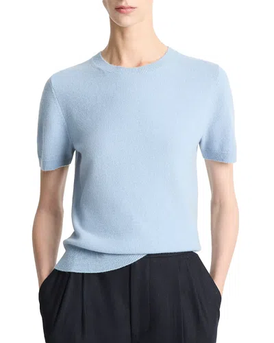 Vince Crewneck Tee In Blue