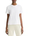Vince Crewneck Tee In White