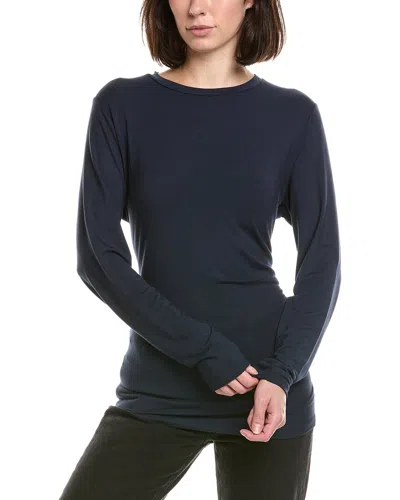 Vince Crewneck Top In Gray