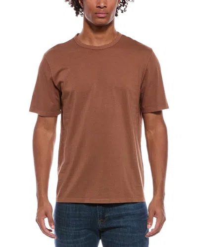 Vince Crewneck T-shirt In Brown