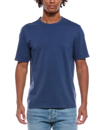 Vince Crewneck T-shirt In Blue