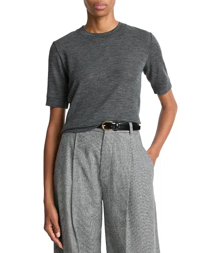 VINCE CREWNECK WOOL TOP