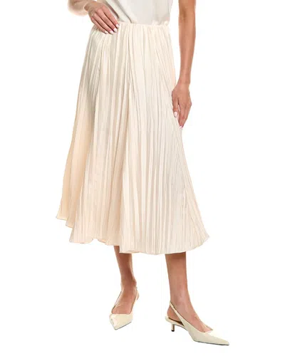 Vince Crinkle Paneled Maxi Skirt In Neutral