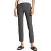 Vince Stitch Front Seam Legging Pants In Dark Grey