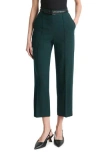 Vince Italian Flannel Mid-rise Easy Pull-on Pant In Sea Onyx In Sea Onyx