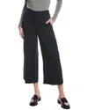 Vince Crop Wide Leg Pant In Blue