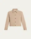 Vince Cropped Patch Pocket Jacket In Cropped Jkt