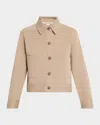 Vince Cropped Patch Pocket Jacket In Cropped Jkt