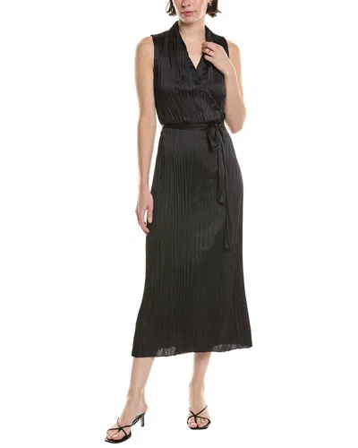 Vince Crushed Wrap Dress In Multi