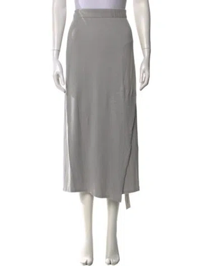 Pre-owned Vince Cutout Accent Midi Length Skirt In Neutral