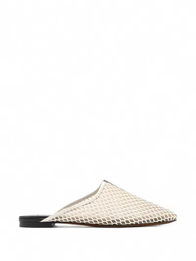Vince Dakota Mesh Flat Mules In Purple