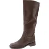 Vince Dani Womens Pull On Square Toe Knee-high Boots In Multi