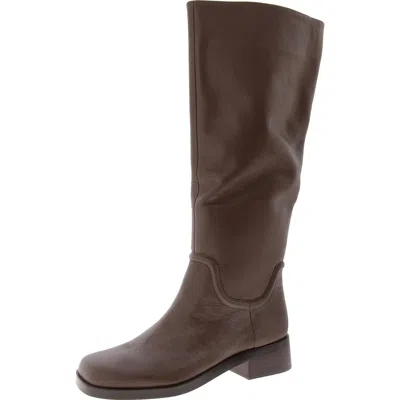 Vince Dani Womens Pull On Square Toe Knee-high Boots In Multi