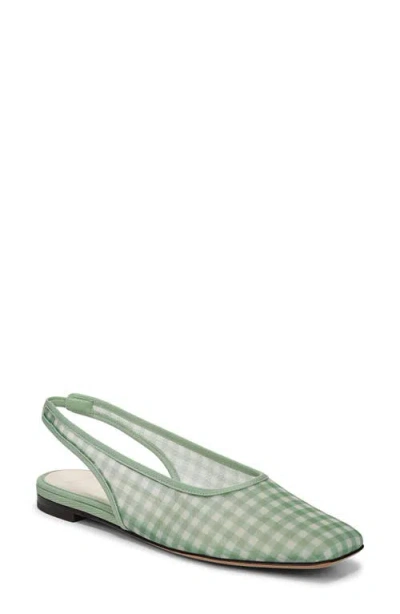 Vince Daphne Ii Slingback Flat In Green