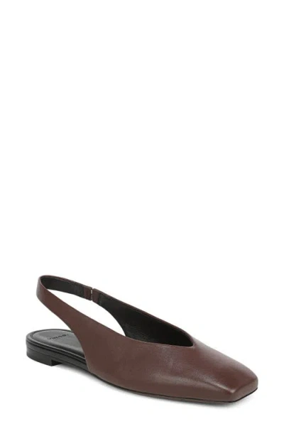 Vince Darlina Slingback Flat In Brown