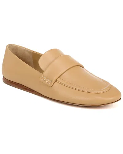 Vince Davis Leather Easy Loafers In Beige