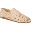 Vince Davis Flat Raffia Loafers In Natural