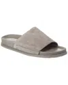 Vince Men's Del Ray Slip On Slide Sandals In Grey