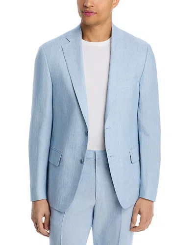 Vince Delave Linen Slim Fit Suit Jacket In Blue