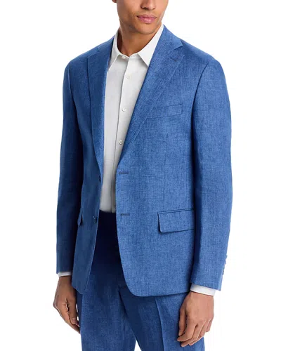 Vince Delave Linen Slim Fit Suit Jacket In Blue