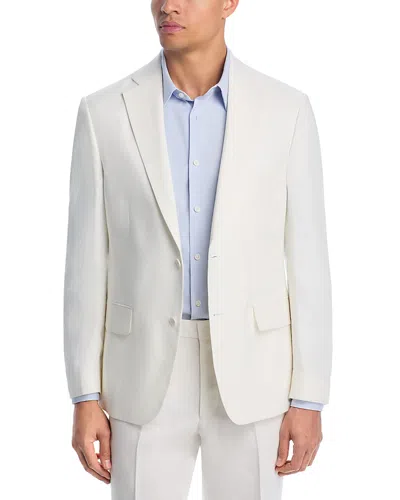 Vince Delave Linen Slim Fit Suit Jacket In White