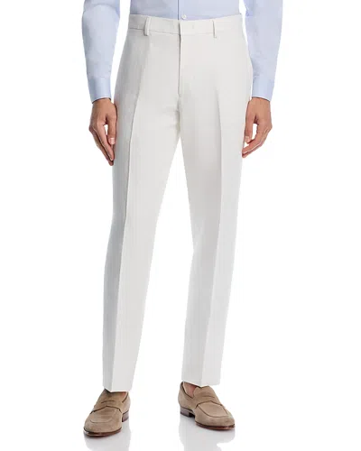 Vince Delave Linen Slim Fit Suit Pants In Black