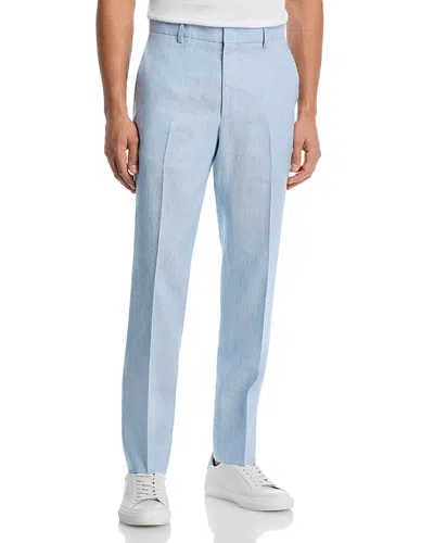 Vince Delave Linen Slim Fit Suit Pants In Blue