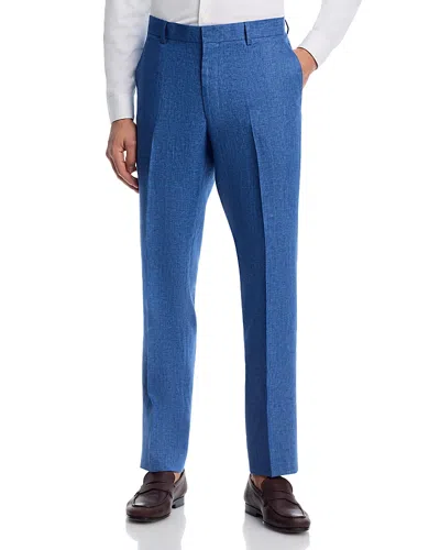 Vince Delave Linen Slim Fit Suit Pants In Blue
