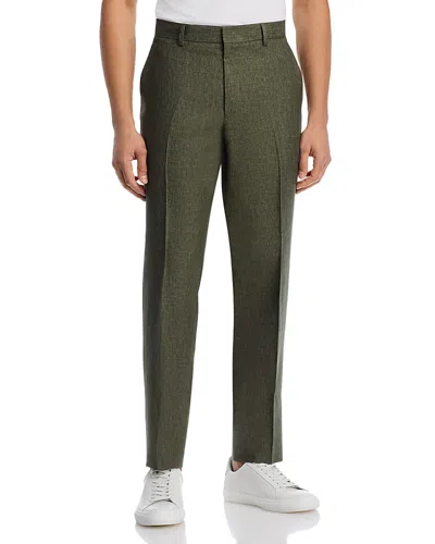 Vince Delave Linen Slim Fit Suit Pants In Green