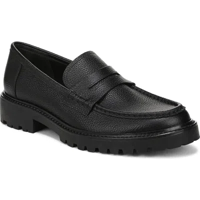 Vince Delmore Penny Loafer In Black