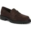 Vince Delmore Penny Loafer In Brown