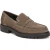 Vince Delmore Penny Loafer In Gray