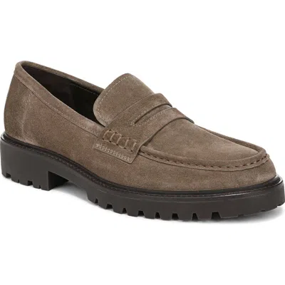Vince Delmore Penny Loafer In Gray