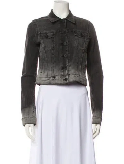 Pre-owned Vince Denim Jacket In Black