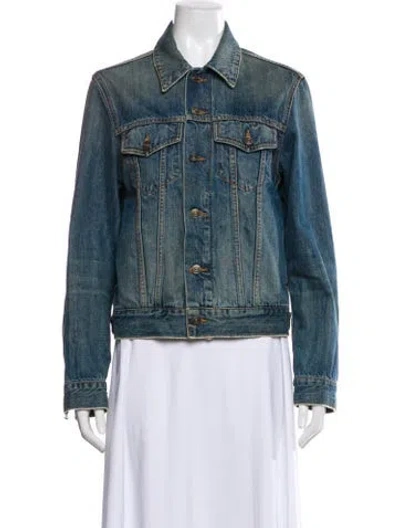 Pre-owned Vince Denim Jacket In Blue