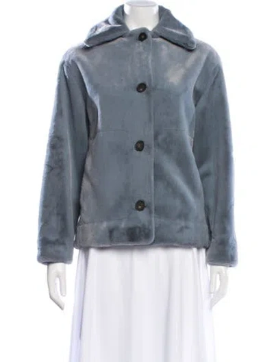 Pre-owned Vince Denim Jacket In Blue