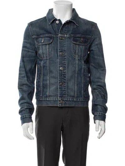 Pre-owned Vince Denim Jacket In Blue
