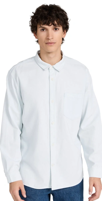 Vince Denim Long Sleeve Shirt Seaside