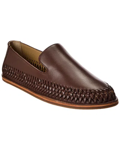Vince Desmond Leather Loafer In Brown