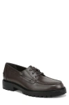 Vince Dillon Lugged Moc Toe Boat Shoe In Brown