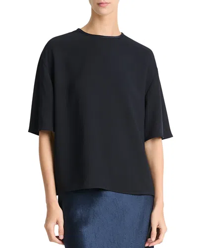Vince Dolman Elbow Sleeve Tee In Coastal