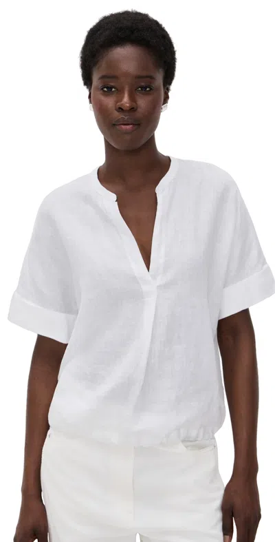 Vince Dolman Sleeve Pullover Optic White